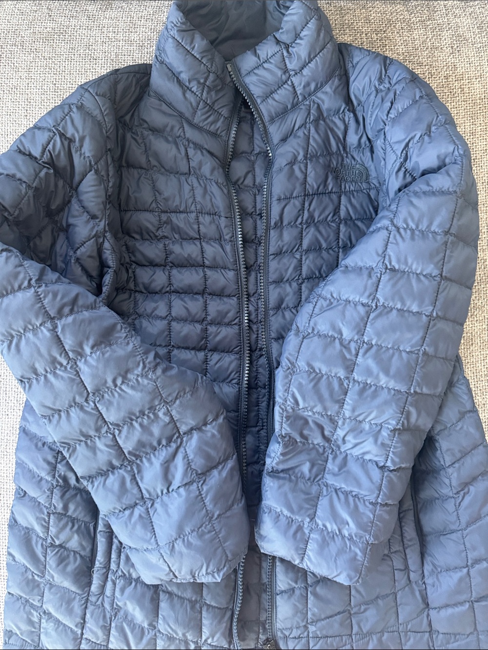 The North Face Women's Slate Blue Quilted Puffer Jacket